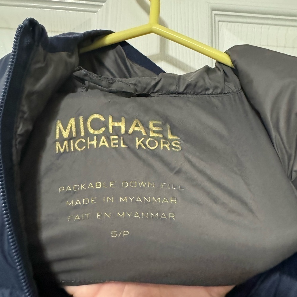 Michael kors packable down zip up puffer jacket size small VVVGUC - Picture 2 of 7